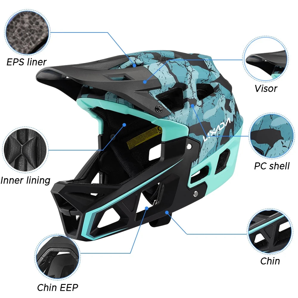 Full Face Mountain Bike Helmet V362529