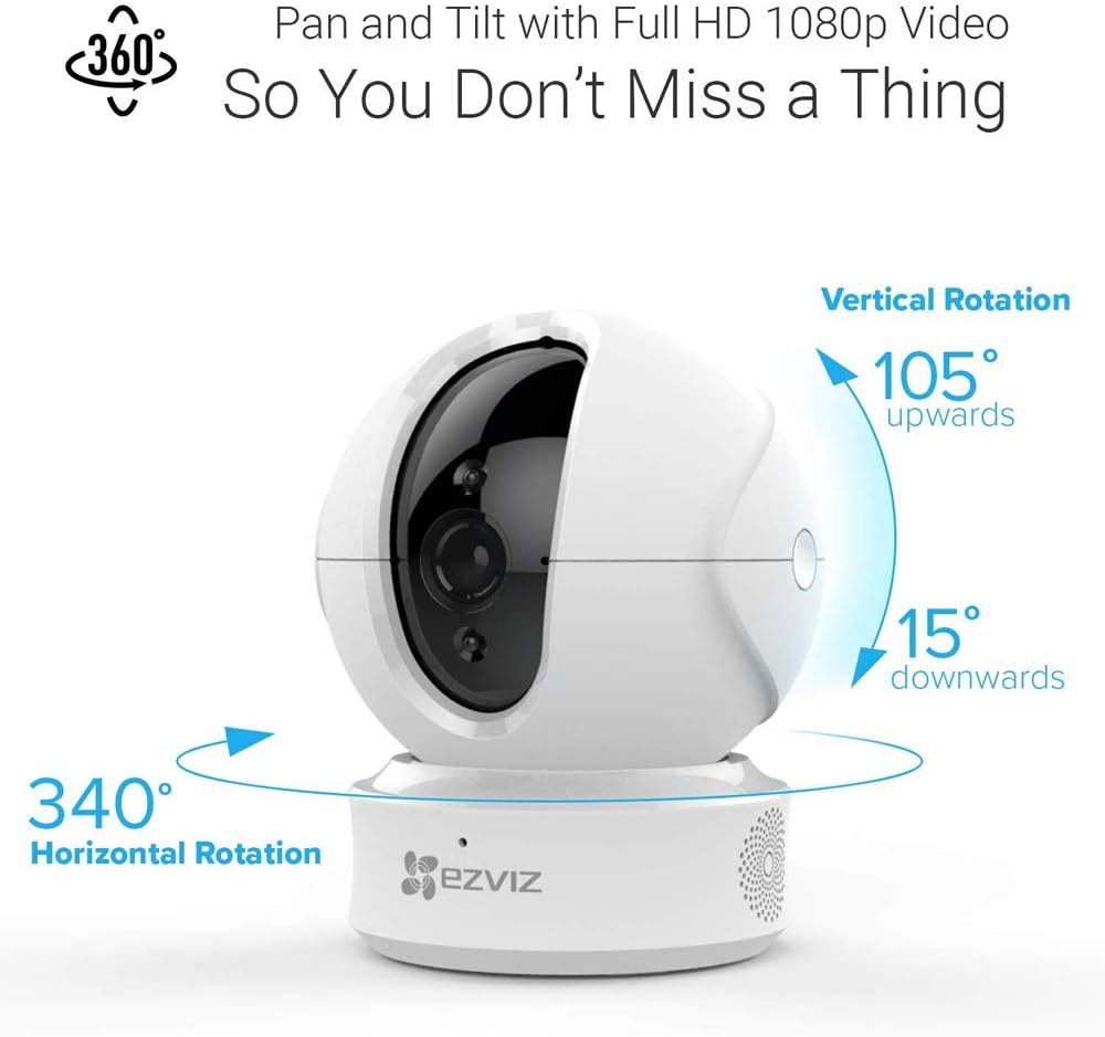 1080p Pan Tilt Security Camera 2 Pack I32608