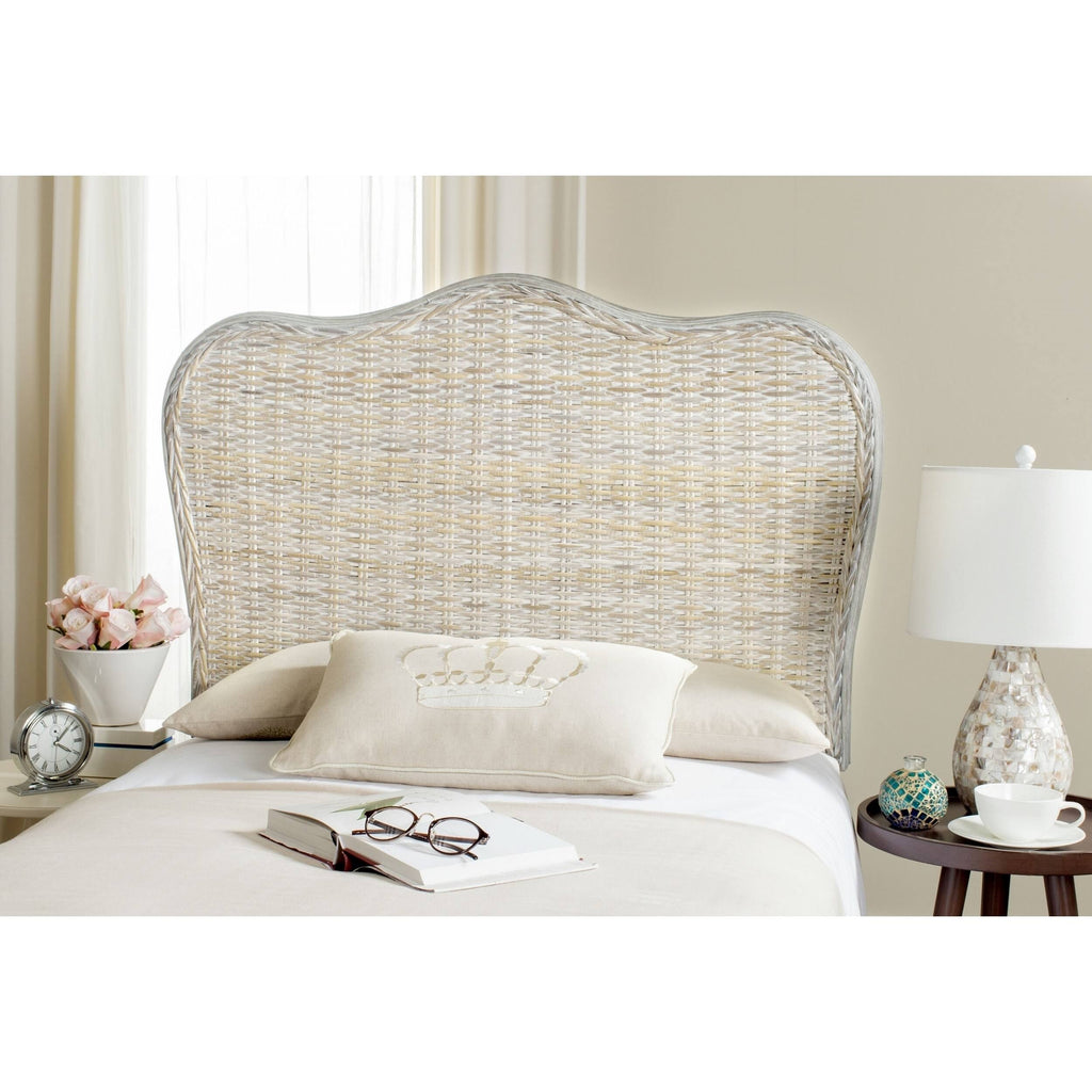 White Washed Headboard (Full) J55704