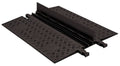 Polyurethane Heavy Duty 2 Channel Low Profile Cable Protector with ADA Compliant Ramp S509895