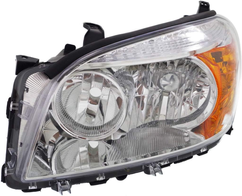 Driver Side Chrome Bezel Headlight Unit for 2006 2007 2008 Toyota RAV4 Y70881