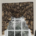 Black/Gold 3 Pc Window Valance H992940
