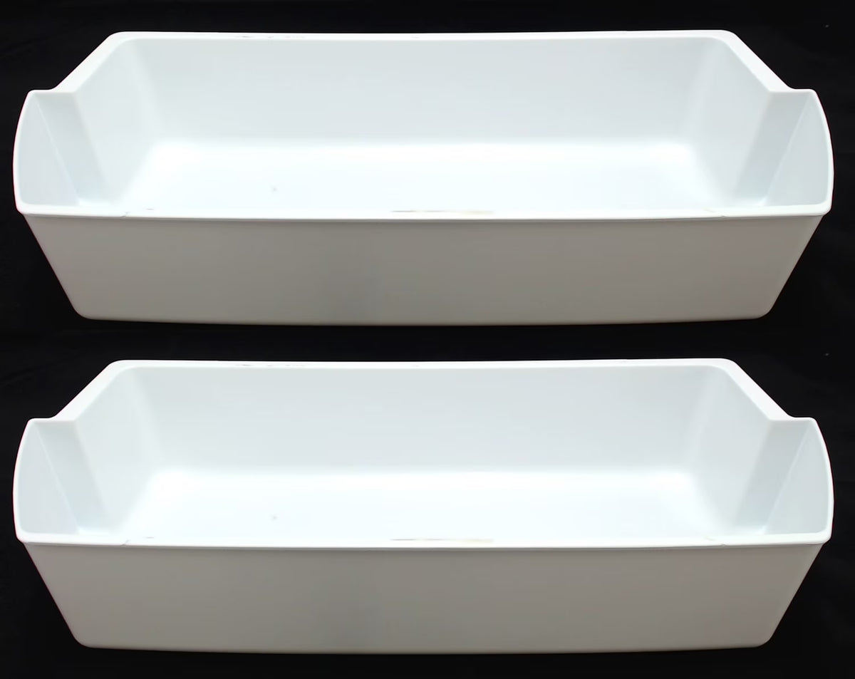 Refrigerator Door Shelf Bins (2 Pack) E495