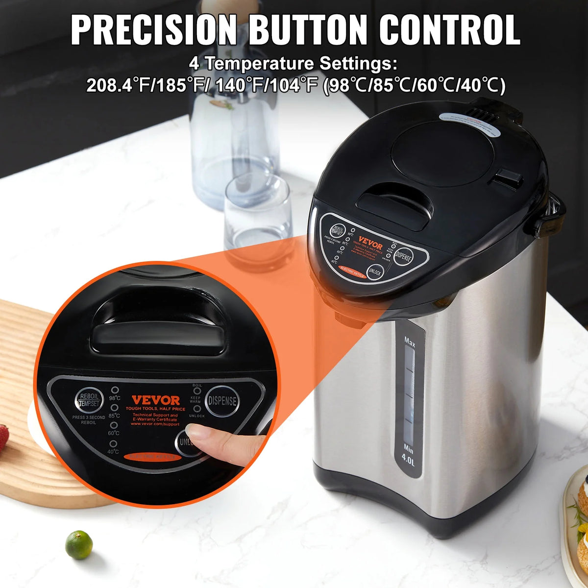 3L Electric Countertop Hot Water Dispenser U428926