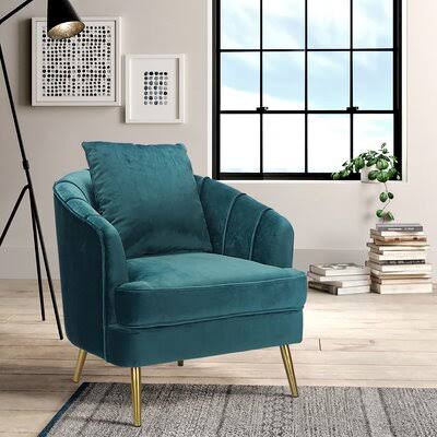 Green Velvet Armchair G18581