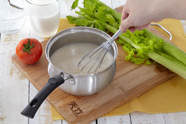 Stainless-Steel Sauce Pan with Glass Lid 16cm A102
