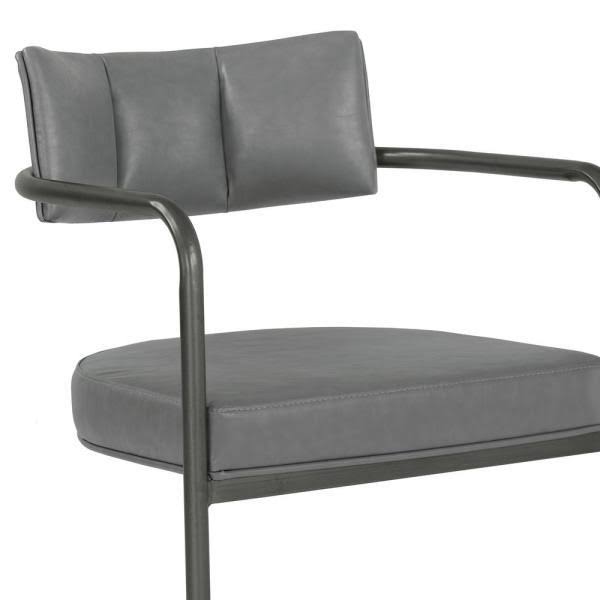 Grey Faux Leather Dining Chair (Set of 2) L331938