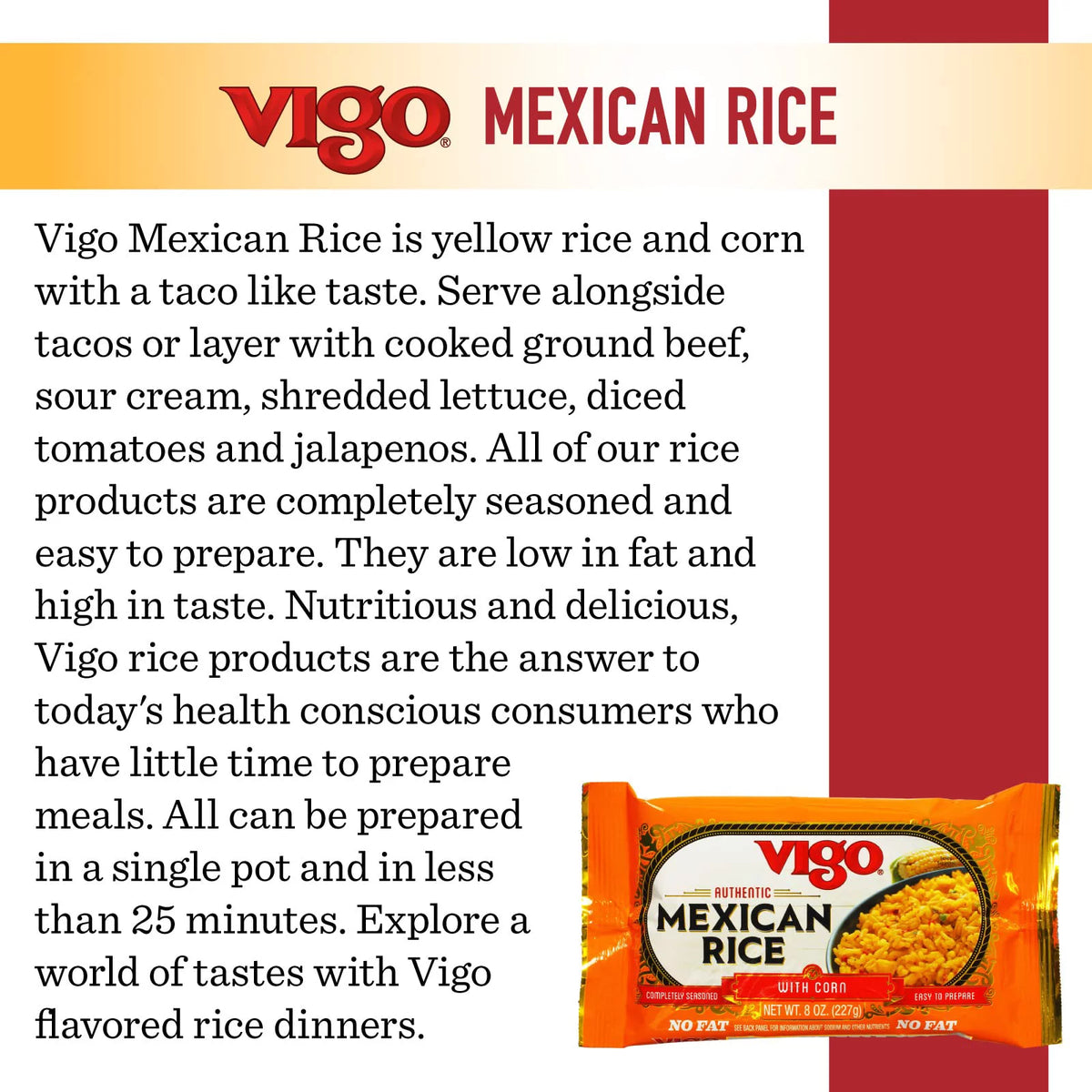 Mexican Rice with Corn, 8oz (Pack of 12) Q294460