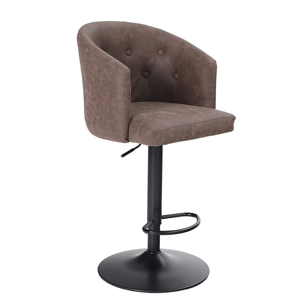 Adjustable PU Leather Bar Stools Set of 2 G34555