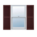 Vinyl Cathedral Top Open Louver Shutters L62538