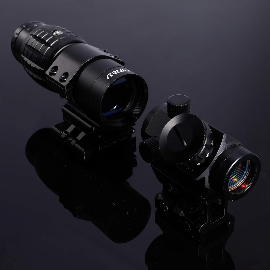 3-4 MOA Red Dot Sight with 3X Magnifier Combo N583259