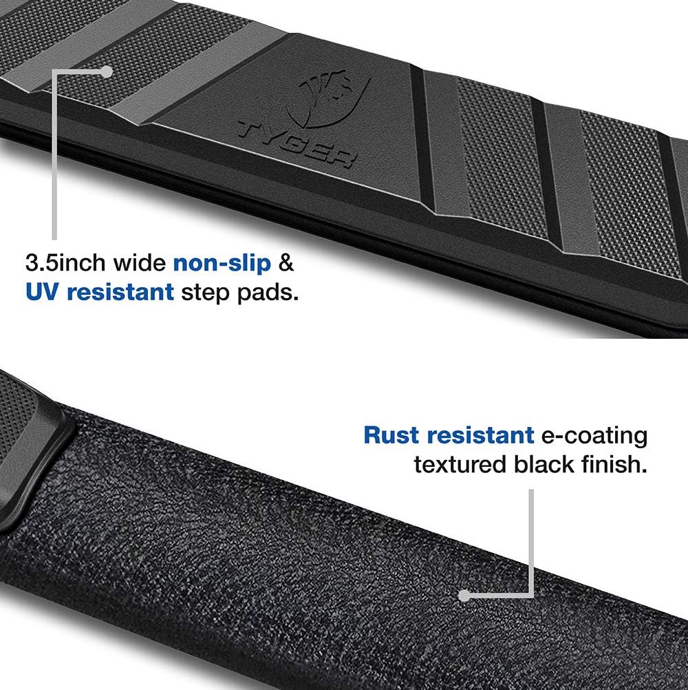Textured Black Side Step Nerf Bars G333264