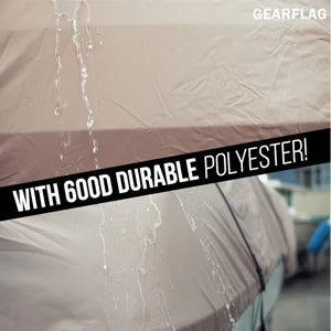 Pontoon Boat Cover 600D Marine Grade Waterproof L25829