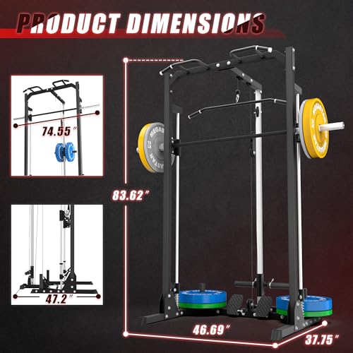 Compact Smith Machine Home Gym with LAT Pulldown P352080