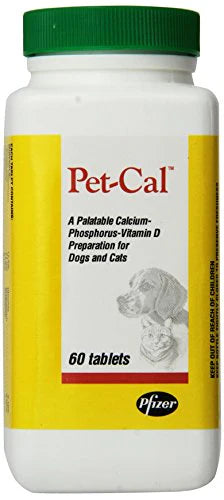 Pet Cal Tablets 60CT B91369