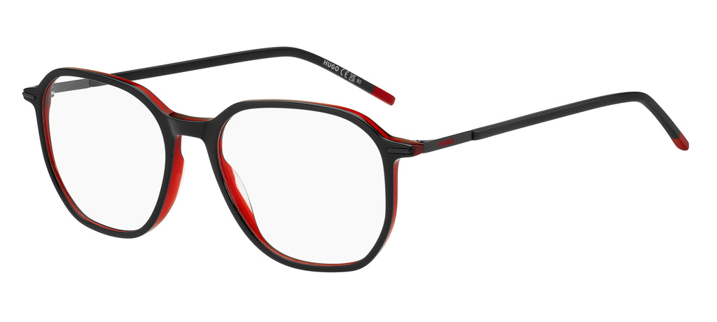Geometric Acetate Men Black Red I13408