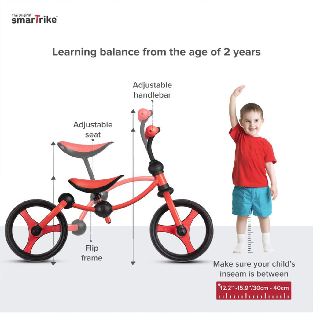 Adjustable 2 in 1 Kids Balance Bike, Blue R775