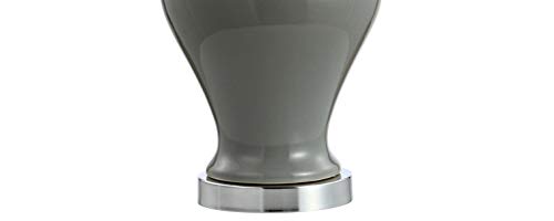 Set of 2 White Ceramic Table Lamps P74834
