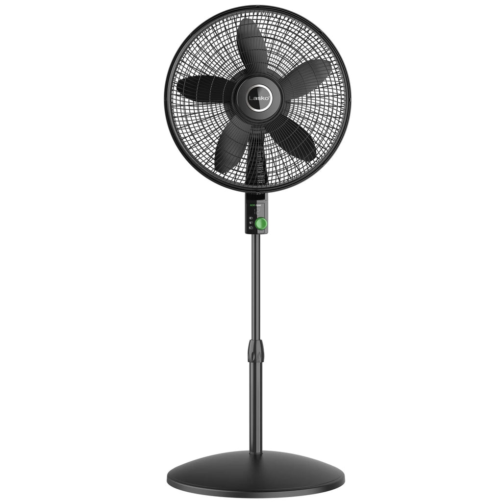 18" DC Motor Pedestal Fan with Remote, Black F455537