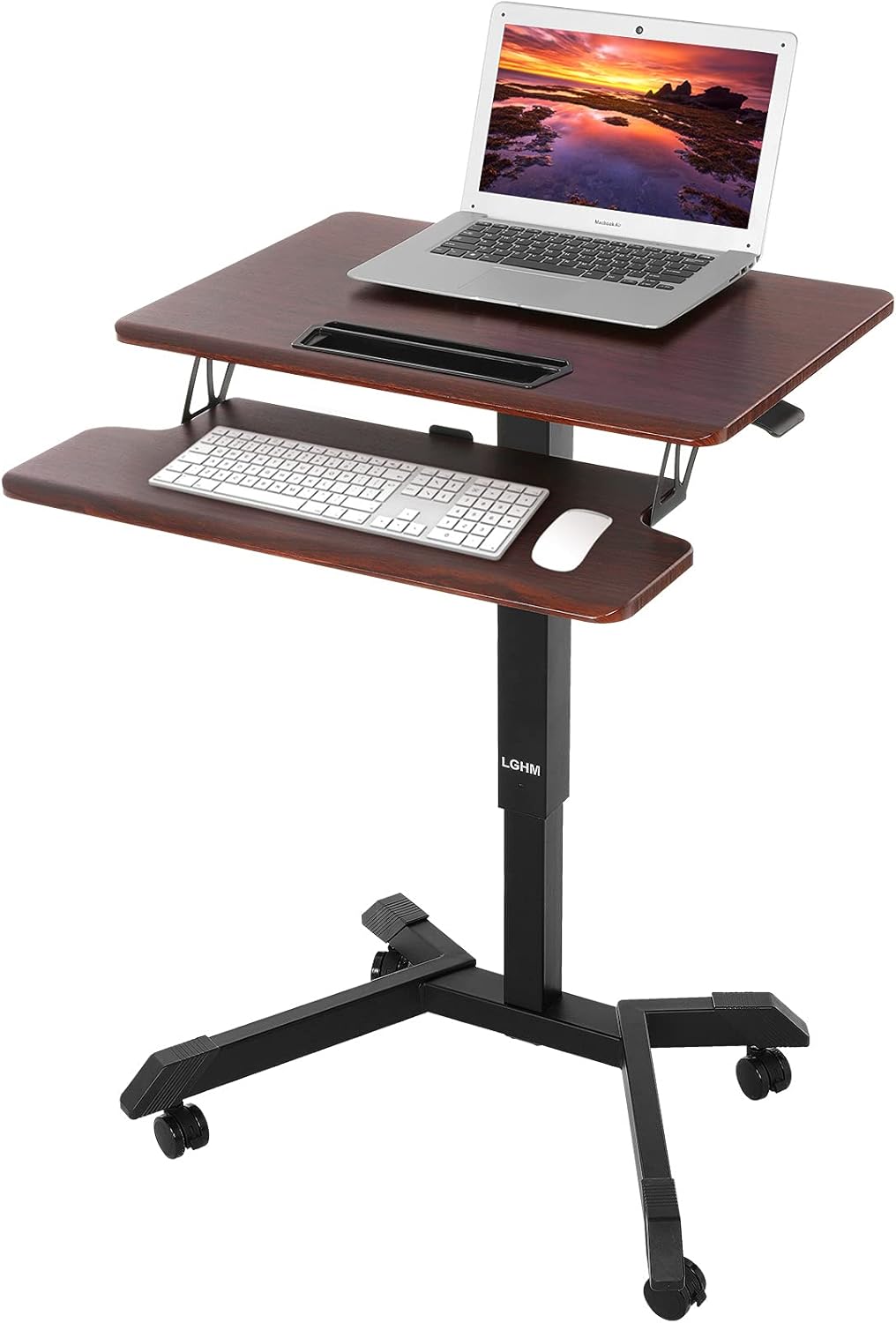 Height Adjustable Rolling Desk with Wheels X576643