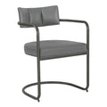 Grey Faux Leather Dining Chair (Set of 2) L331938