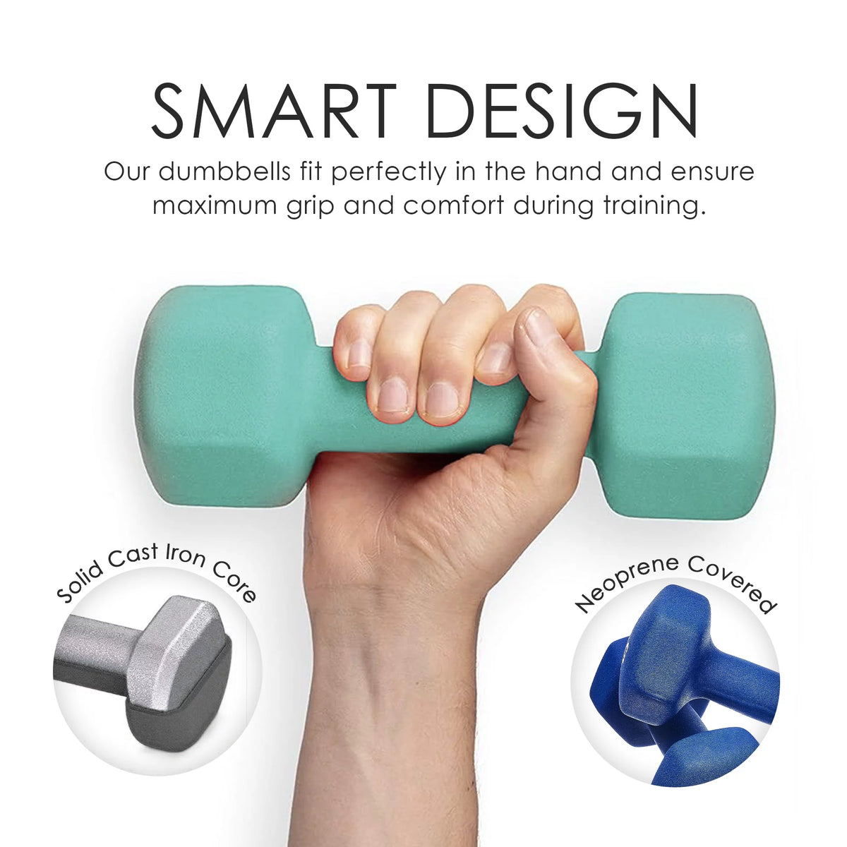 Hex Dumbbell Weight Training Set A654