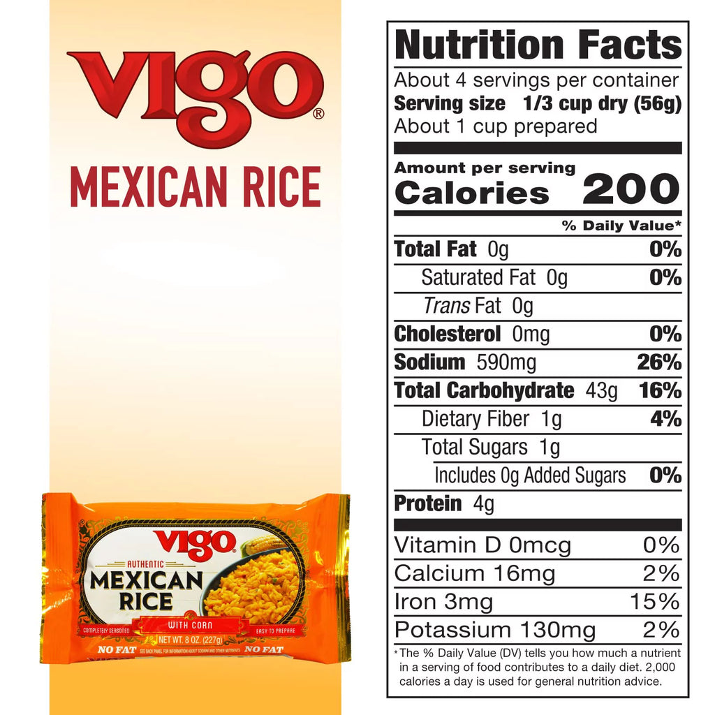 Mexican Rice with Corn, 8oz (Pack of 12) Q294460