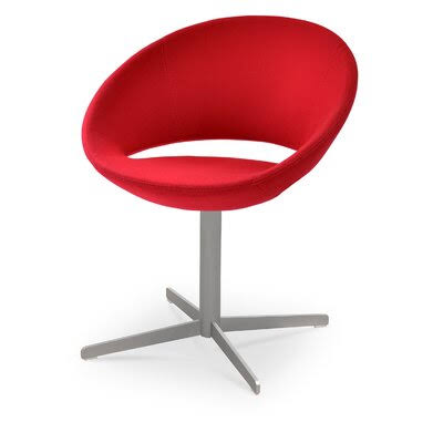 Red Papasan Swivel Chair O74998