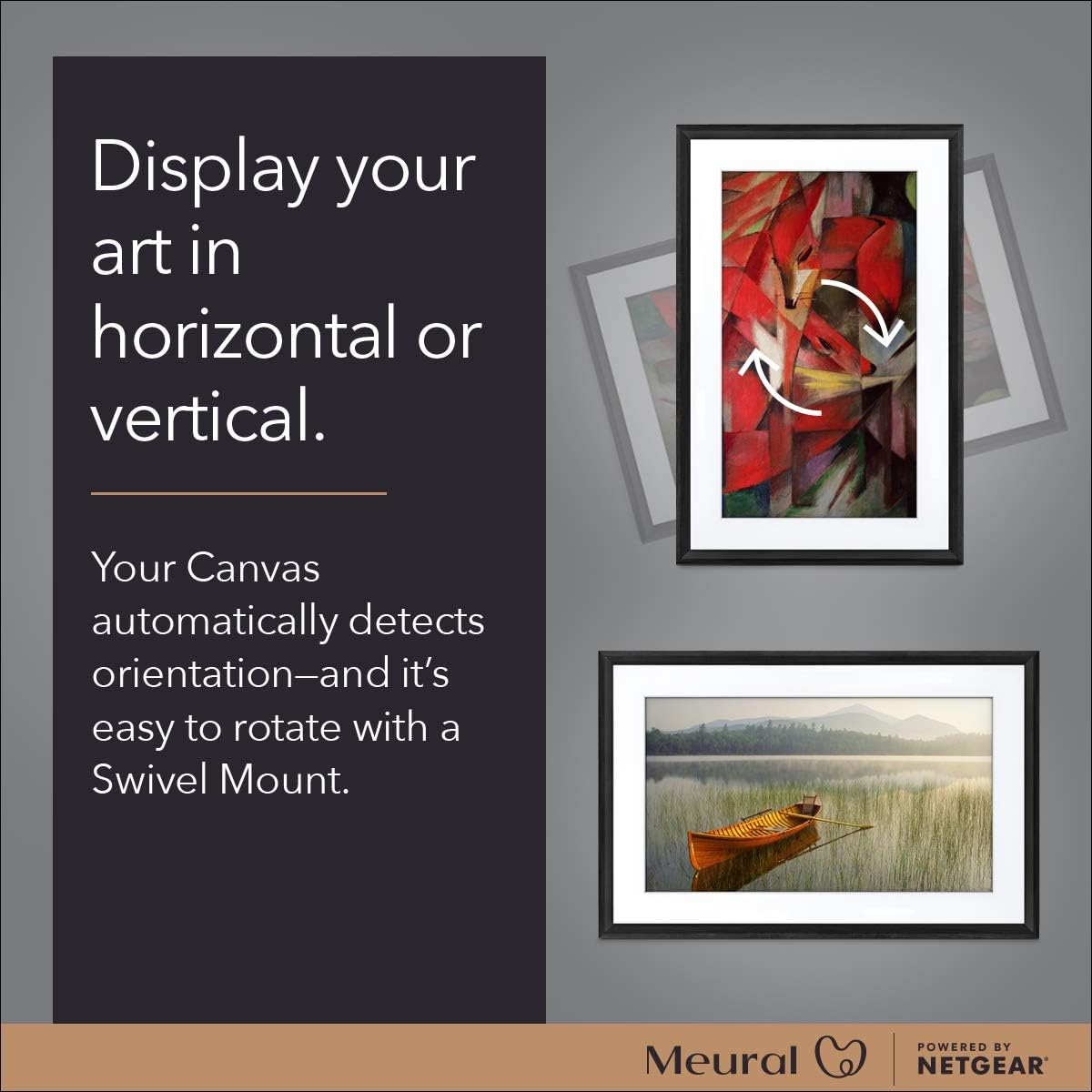 16X24 Dark Wood Frame Digital Canvas A582