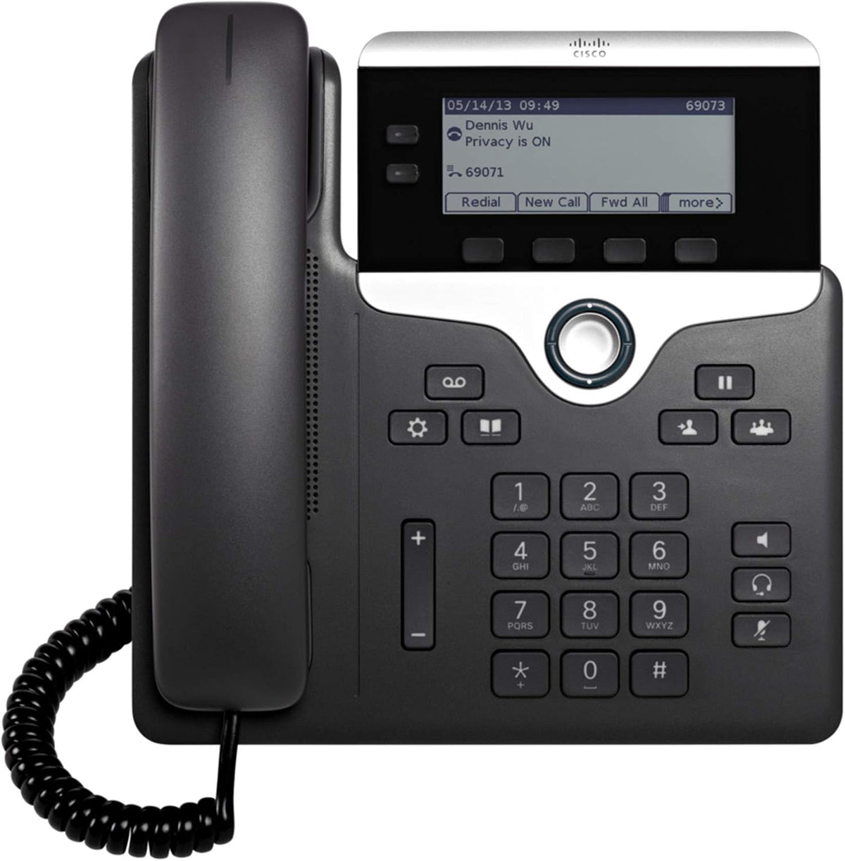 IP Business Phone with 3.5-inch Grayscale Display N860526
