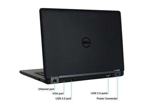 14" Screen Laptop Computer, Intel i7 Dual Core Gen 5, 16GB DDR3 RAM, 500GB HDD, Windows 10 Home 64Bit (Used) V794502