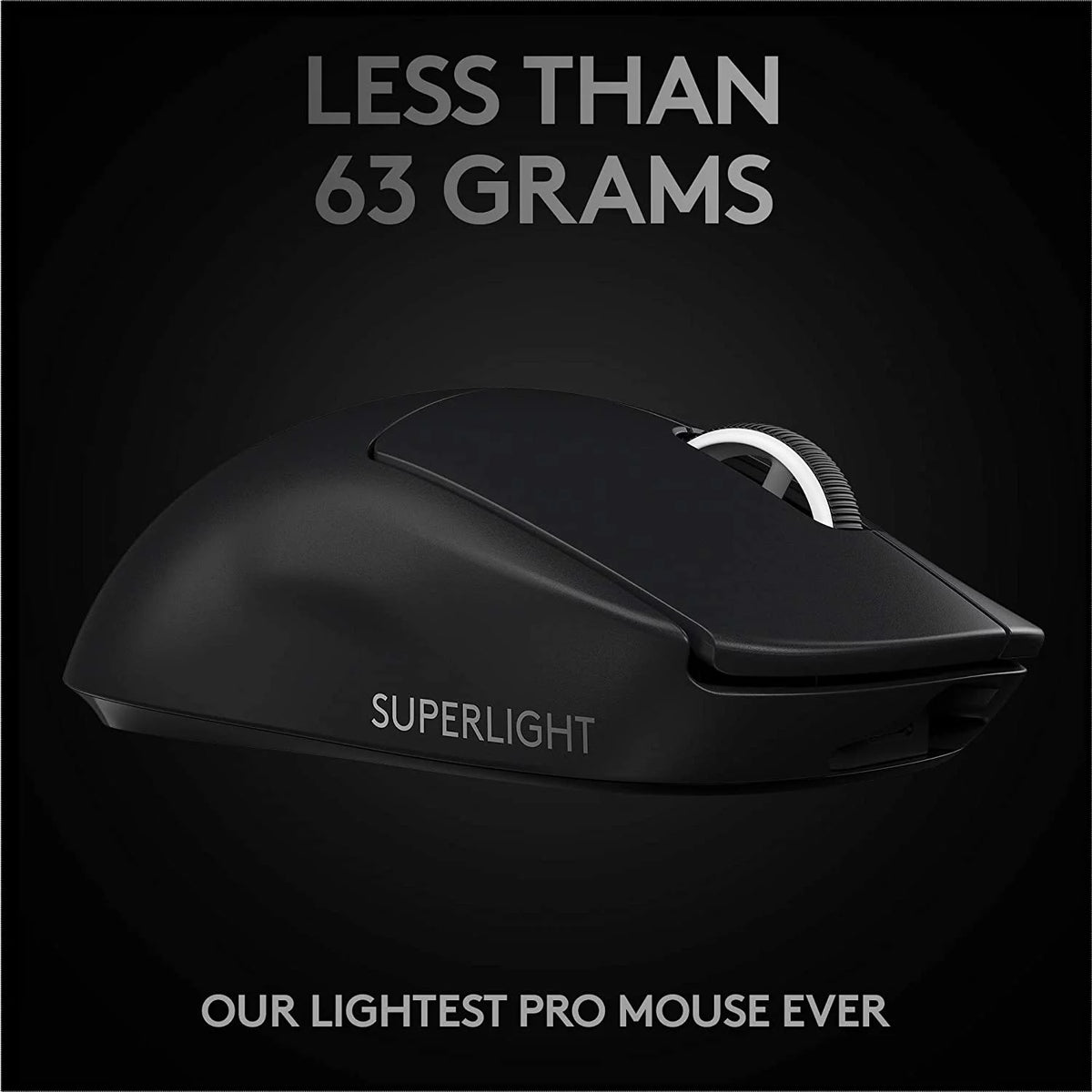 Wireless Gaming Mouse Ultra-Lightweight HERO 25K Sensor Black K731