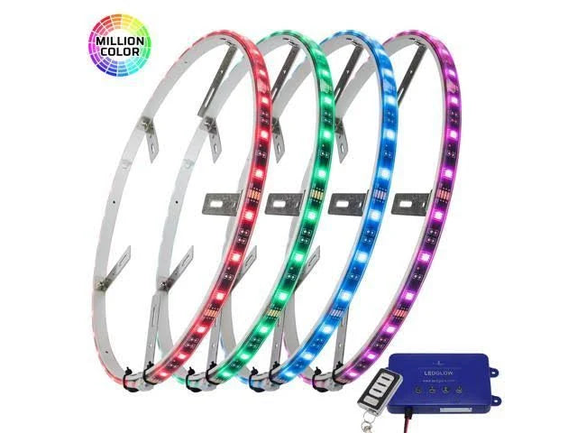 4pc 14x22 LED Wheel Ring Light Kit N811773