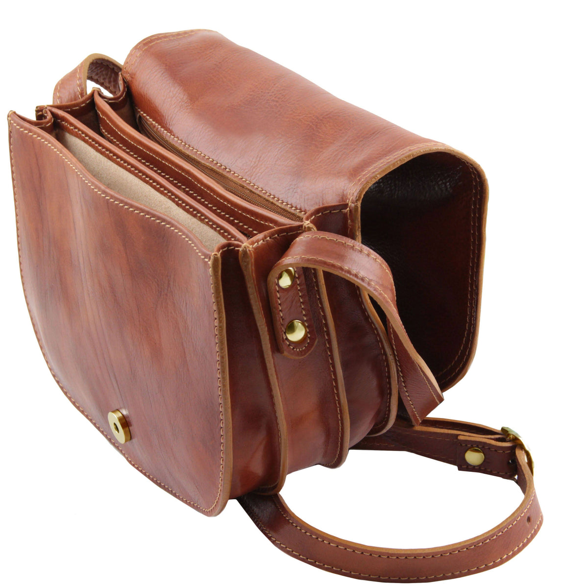 Brown Leather Bag T650849