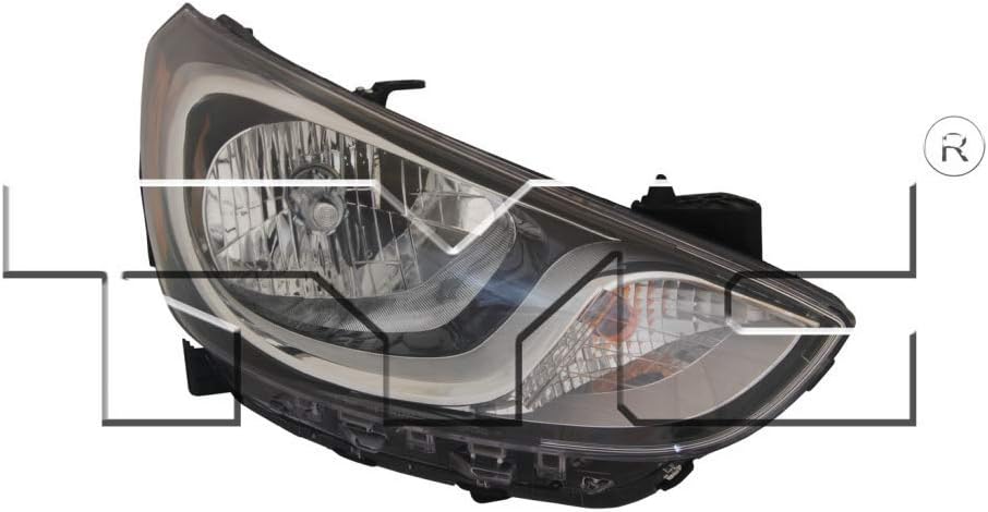 Hyundai Accent Headlight Assembly 2012 2014 Driver Side Halogen L26245