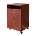 24 Mobile Printer Stand Brown E62352