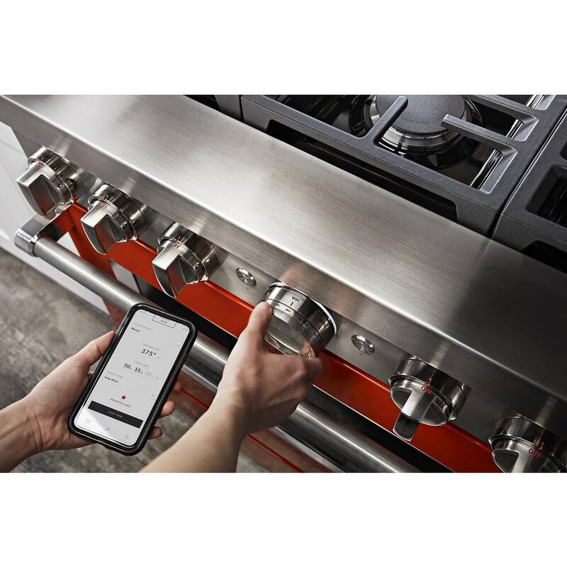 5.1 cu. ft. Smart Gas Range with Self-Cleaning and True Convection in Scorched Orange S88948