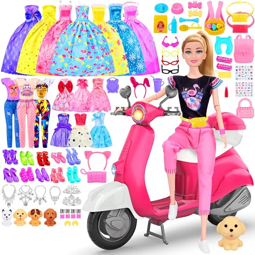 91 Pcs Doll Convertible Car Set X830