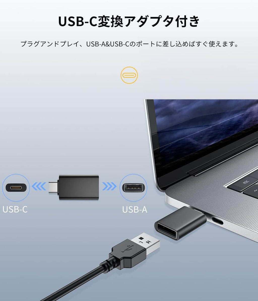 4K Webcam with Dual Microphones, 120° Wide Angle Zoomable Web Camera G52407