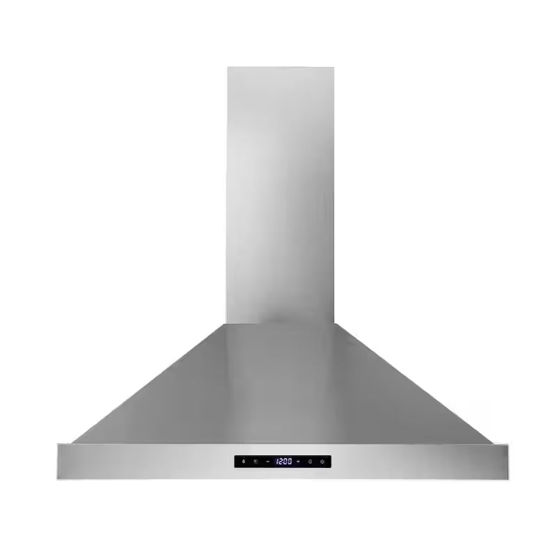 30 in. Convertible Wall Mount Range Hood with 2 Charcoal Filters in Stainless Steel T264