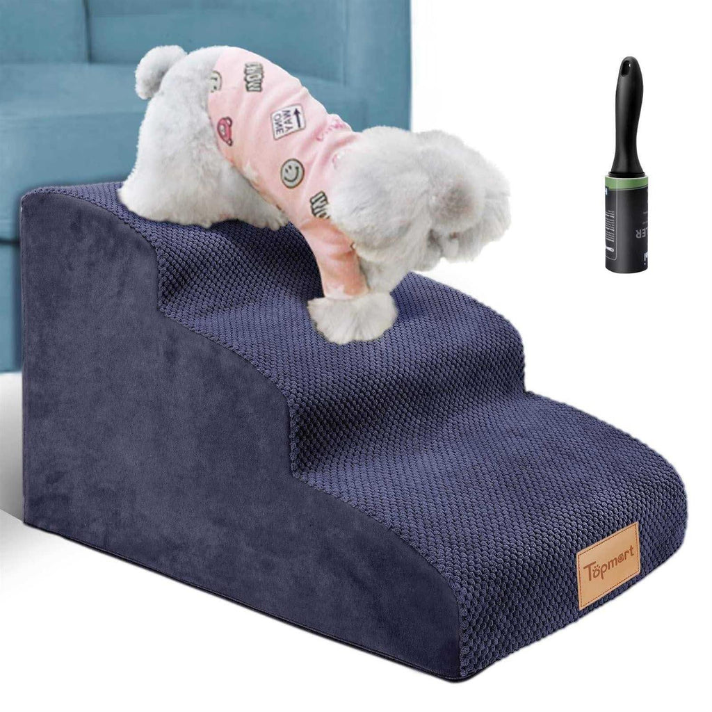 3 Tiers Non-Slip High Density Foam Dog Steps G46446