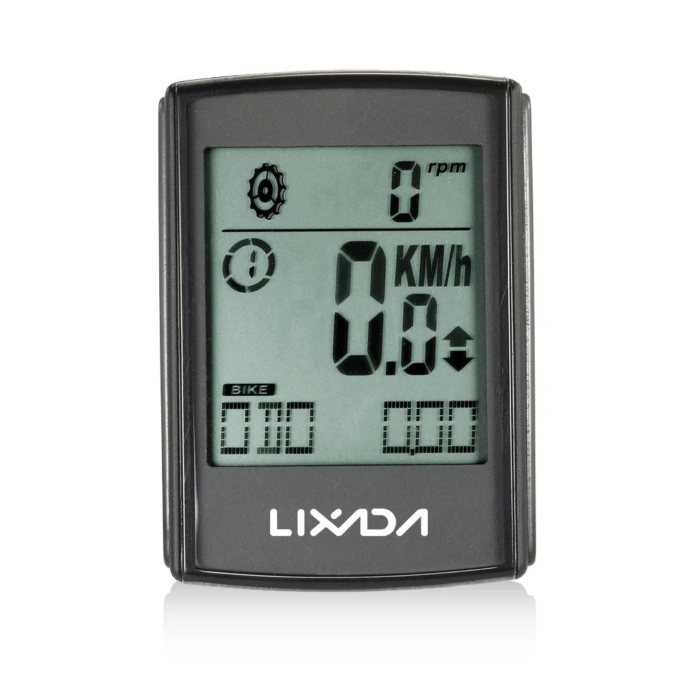 2-in-1 Wireless LCD Bicycle Cycling Computer R9259