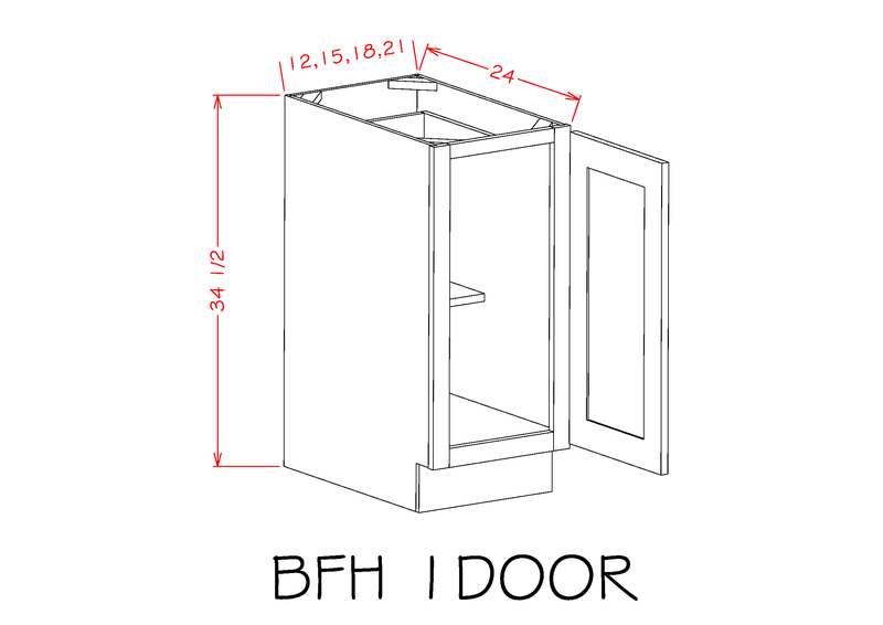 High-Density Fiberboard Base Cabinet L9878