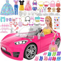 91 Pcs Doll Convertible Car Set X830