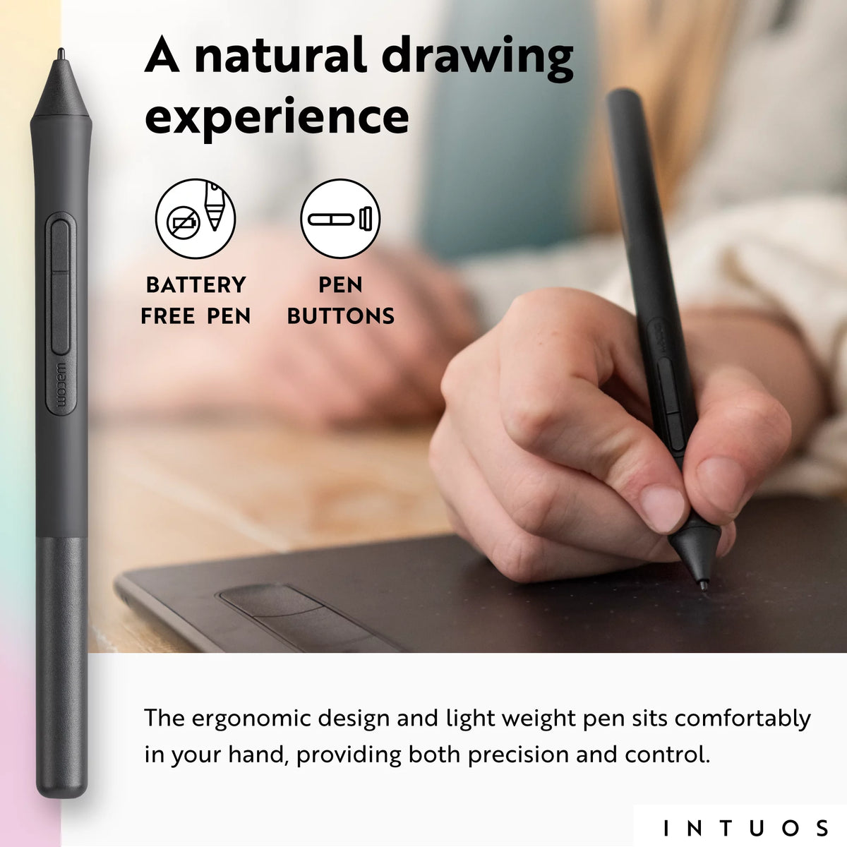 Wireless Graphics Drawing Tablet 7.9" X 6.3" Black M9043
