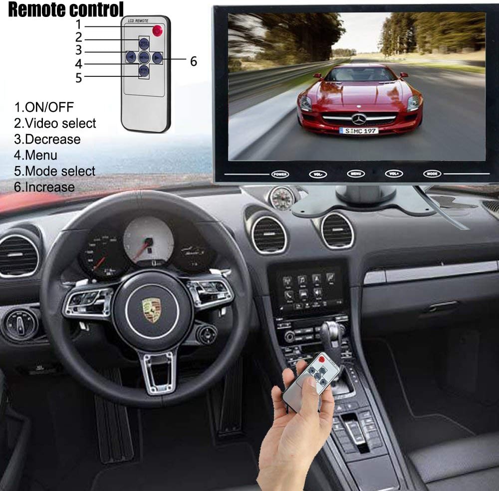 9 Inch LCD Monitor with Remote Control Y7106