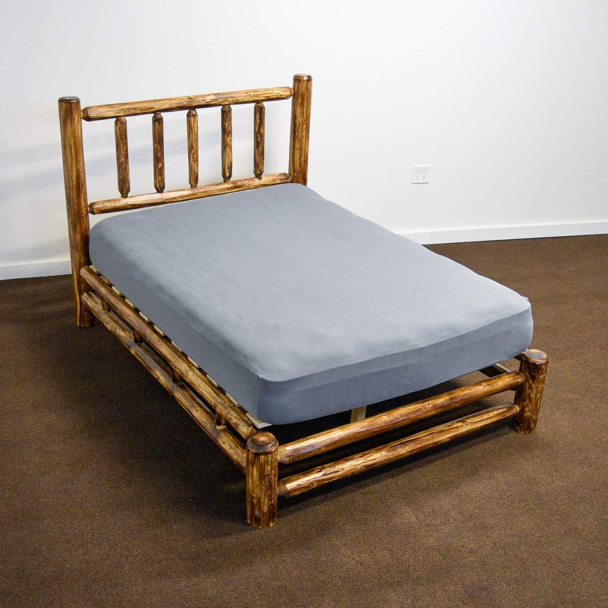 Queen Solid Wood Platform Bed X36645
