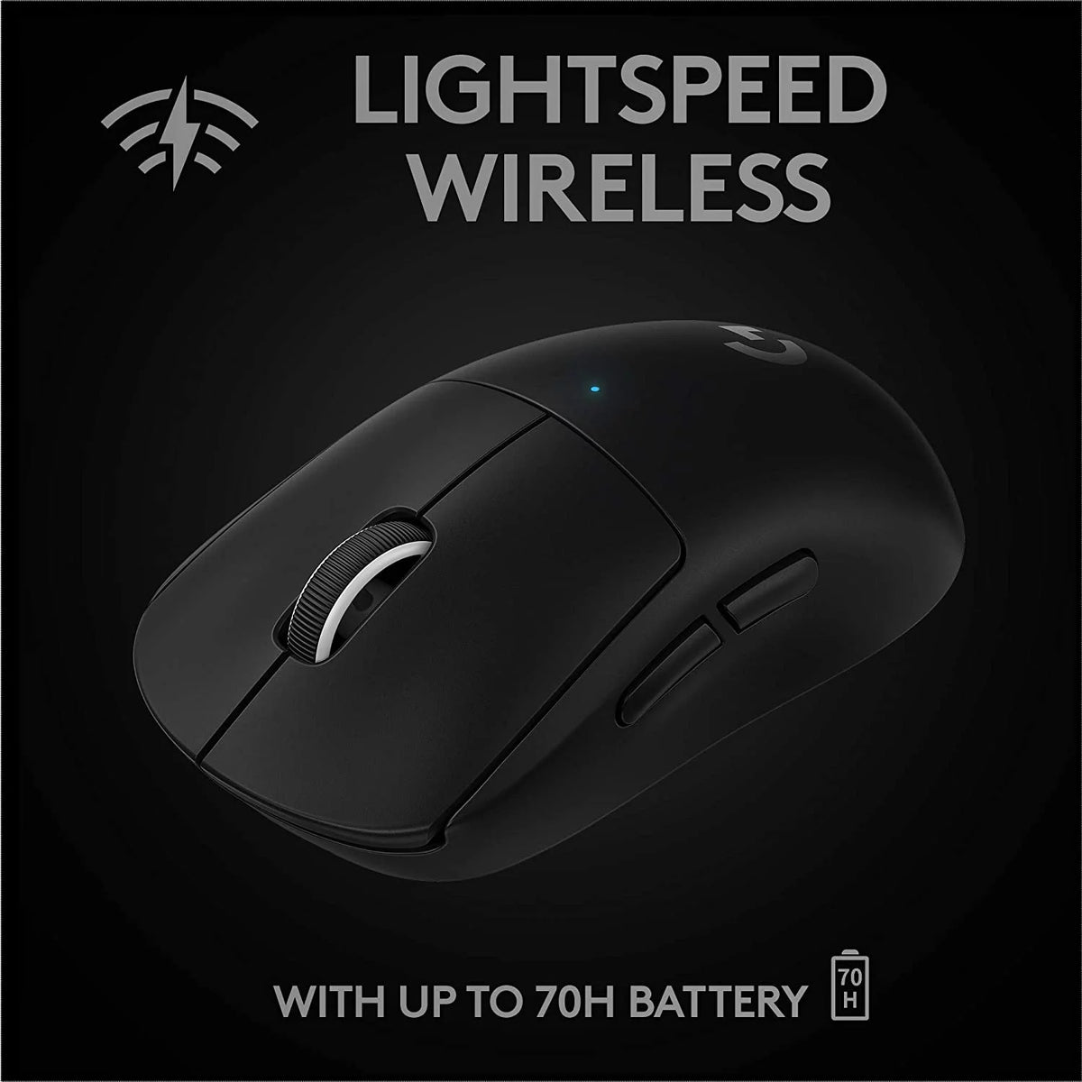 Wireless Gaming Mouse Ultra-Lightweight HERO 25K Sensor Black K731