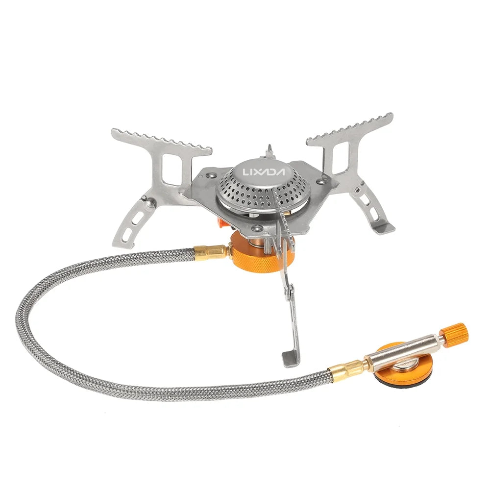 Camping Foldable Gas Set with Gas Conversion Head Adapter F50729