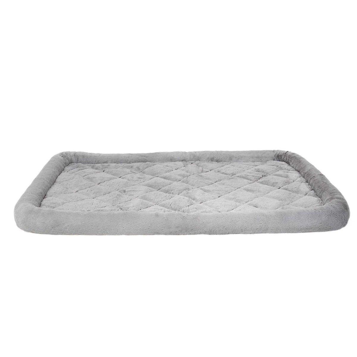 Grey Plush Crate Mat A9403